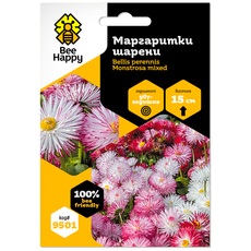 СЕМЕНА МАРГАРИТКА ШАРЕНА BEE HAPPY СЕМЕНА МАРГАРИТКА ШАРЕНА BEE HAPPY