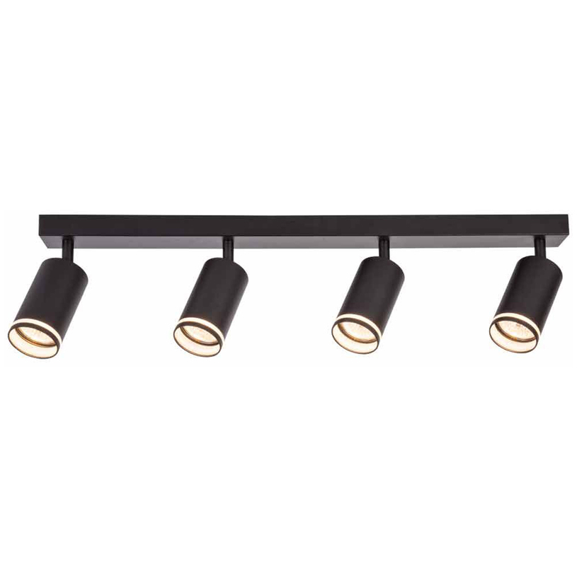 LED ЛИНЕЕЕН СПОТ 4XGU10 ЧЕРЕН KING VIVA LED ЛИНЕЕЕН СПОТ 4XGU10 ЧЕРЕН KING VIVA