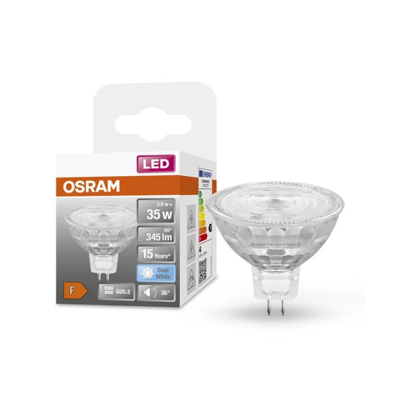 LED КРУШКА GU5.3 3.8W 4K MR16 12V OSRAM LED КРУШКА GU5.3 3.8W 4K MR16 12V OSRAM