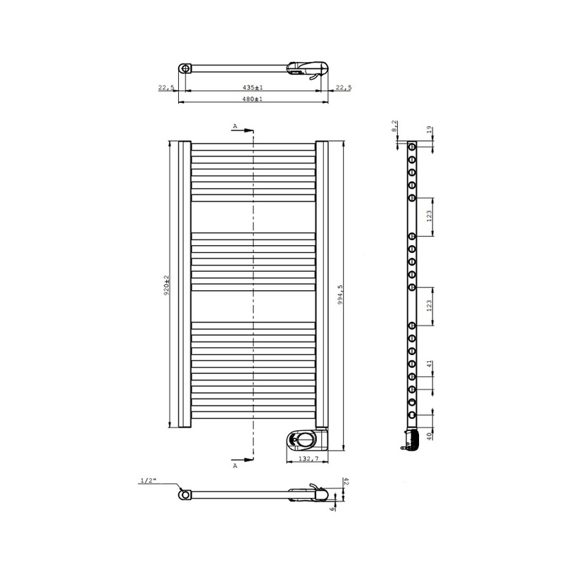 #ЕЛ.ЛИРА CRYSTAL E-JADE 500W, ЧЕРЕН МАТ #ЕЛ.ЛИРА CRYSTAL E-JADE 500W, ЧЕРЕН МАТ