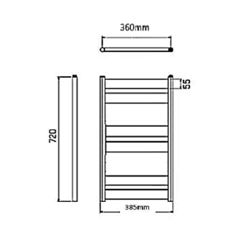 #АЛУМ.ЛИРА DP 385Х720 mm ЧЕРЕН МАТ #АЛУМ.ЛИРА DP 385Х720 mm ЧЕРЕН МАТ