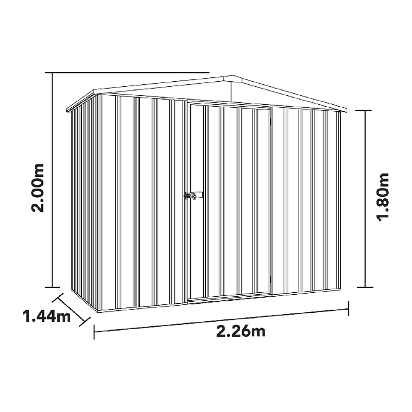 #КЪЩА ЗА ИНСТРУМЕНТИ FRASER 3.2m2 ANTHR #КЪЩА ЗА ИНСТРУМЕНТИ FRASER 3.2m2 ANTHR