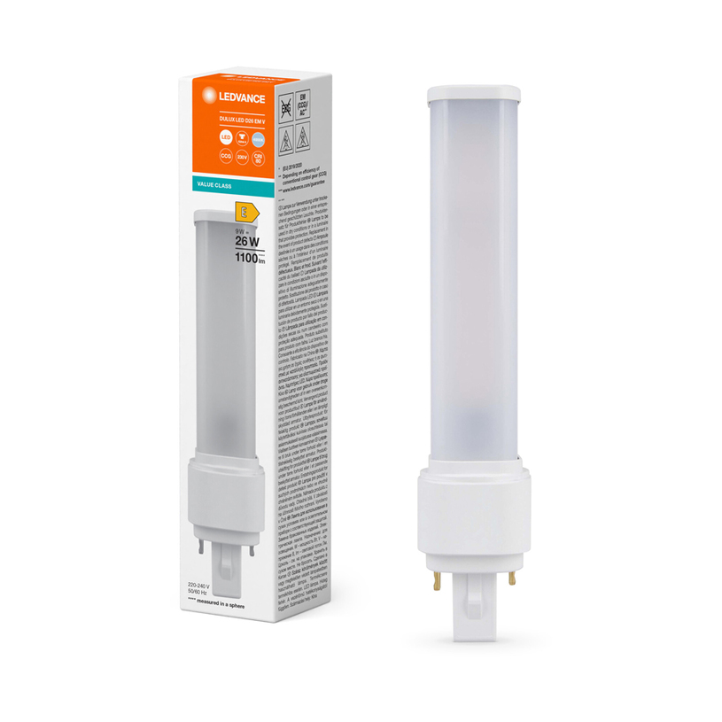LED КРУШКА G24 9W 4K 1100LM LEDVANCE LED КРУШКА G24 9W 4K 1100LM LEDVANCE