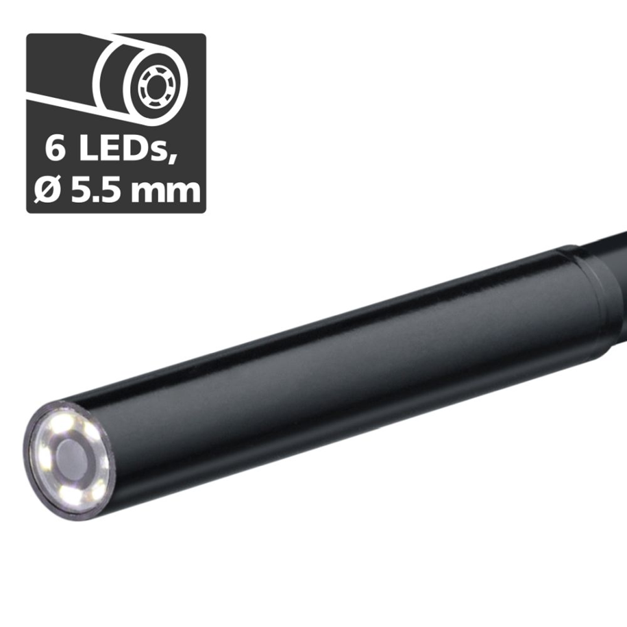 Ø5.5 mm camera head for the tightest openings