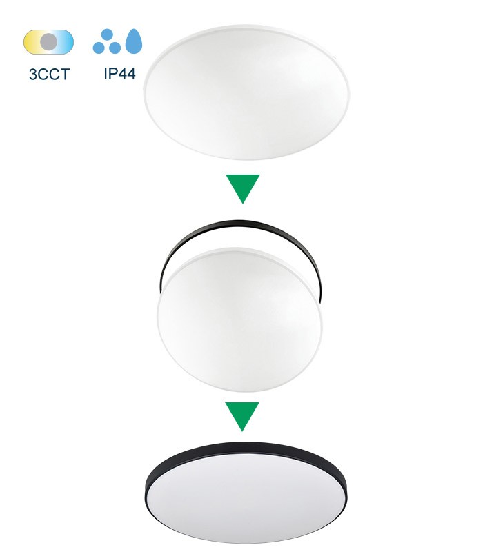 LED ПЛАФОН 24W 3000K-6000K 2160LM VITO SATURN