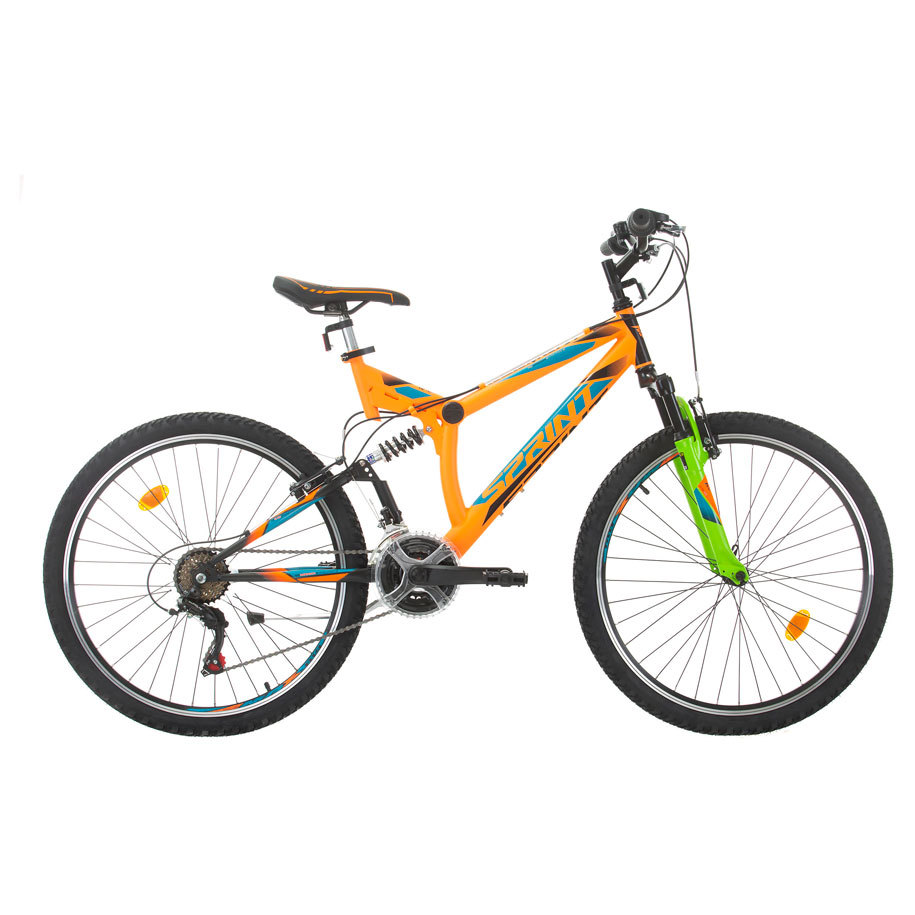 Планински велосипед SPRINT ELEMENT 26x46 ORG/BLK SI8791, 18 скорости, стоманена рамка