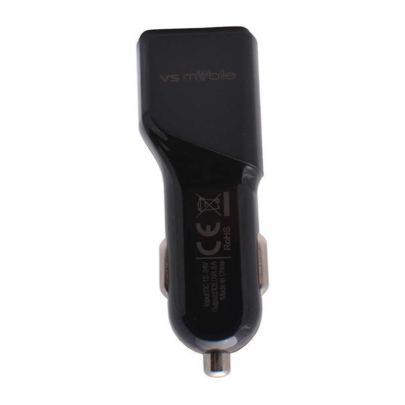 **ЗАРЯДНО VSMOBILE 12V 2XUSB 4.8A+1m** **ЗАРЯДНО VSMOBILE 12V 2XUSB 4.8A+1m**