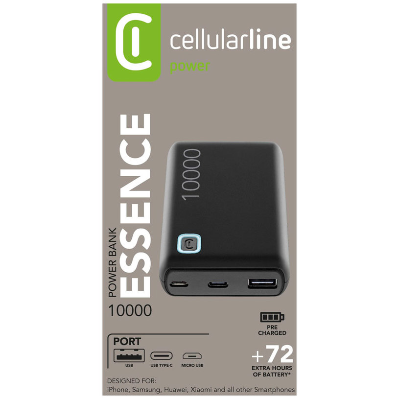 ВЪНШ. БАТ. CL ESSENCE 10000 mAh BLACK ВЪНШ. БАТ. CL ESSENCE 10000 mAh BLACK