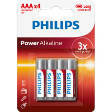 БАТЕРИИ PHILIPS POWERLIFE ААА LR03P4B/10 БАТЕРИИ PHILIPS POWERLIFE ААА LR03P4B/10