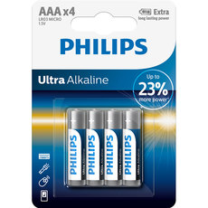 БАТЕРИИ PHILIPS ULTRA ААА LR03E4B/10 БАТЕРИИ PHILIPS ULTRA ААА LR03E4B/10