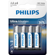 БАТЕРИИ PHILIPS ULTRA AA LR6E4B/10 БАТЕРИИ PHILIPS ULTRA AA LR6E4B/10