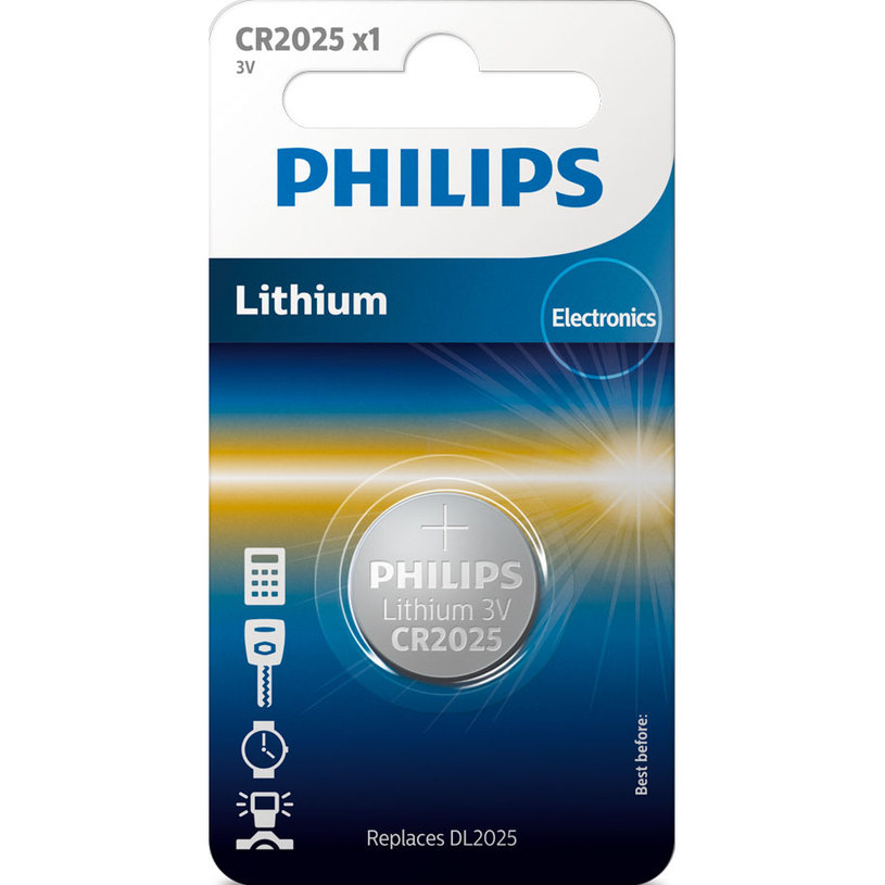 БАТ PHILIPS CR2025 LITHIUM БАТ PHILIPS CR2025 LITHIUM