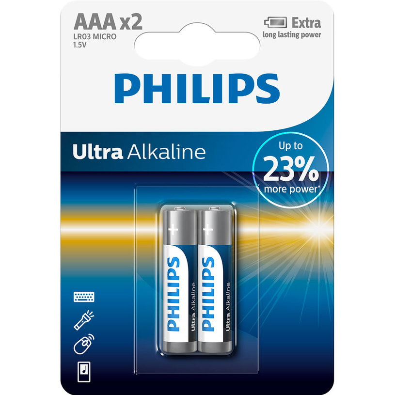 БАТ PHILIPS LR03E2B/10 ULTRA БАТ PHILIPS LR03E2B/10 ULTRA