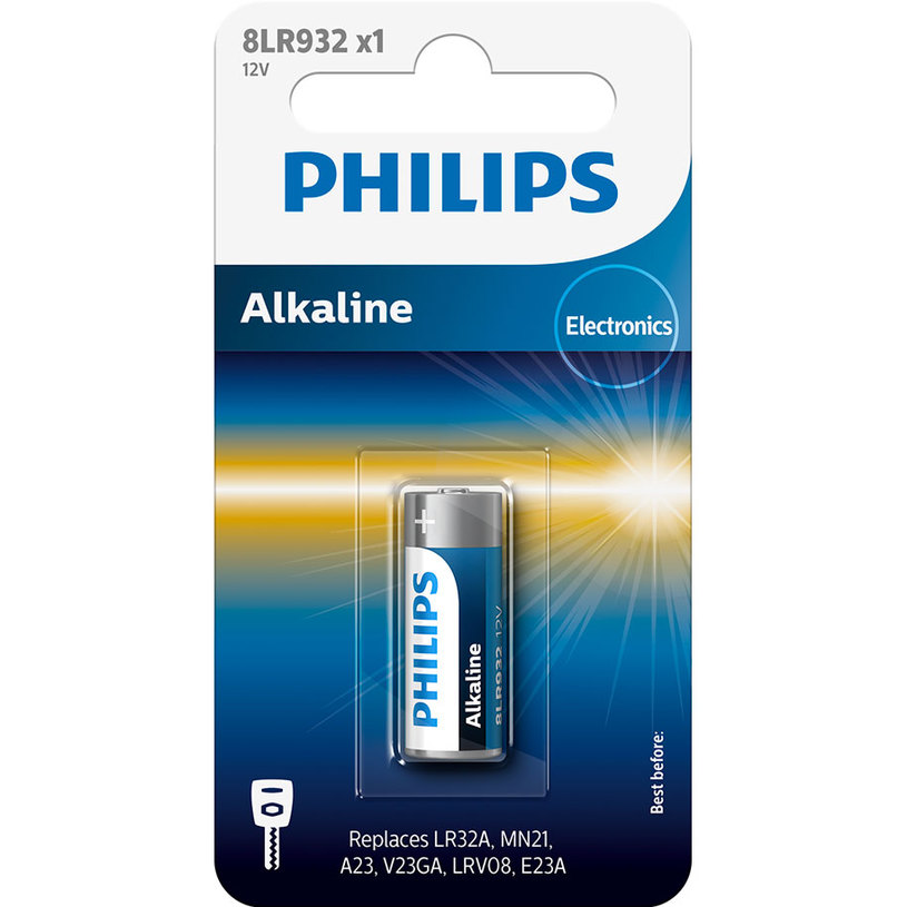 БАТ PHILIPS LR23A/8LR932 ALKALINE БАТ PHILIPS LR23A/8LR932 ALKALINE
