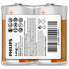 БАТ PHILIPS R14L2F/10 Cx2 LONGLIFE БАТ PHILIPS R14L2F/10 Cx2 LONGLIFE