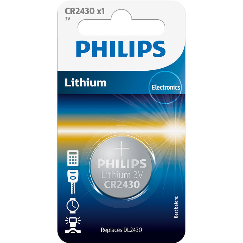 БАТ PHILIPS CR2430 LITHIUM БАТ PHILIPS CR2430 LITHIUM