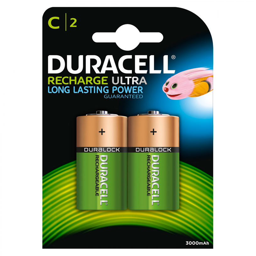 БАТ. DURACELL RECH. ULTRA C 2 X2 3000mAh БАТ. DURACELL RECH. ULTRA C 2 X2 3000mAh