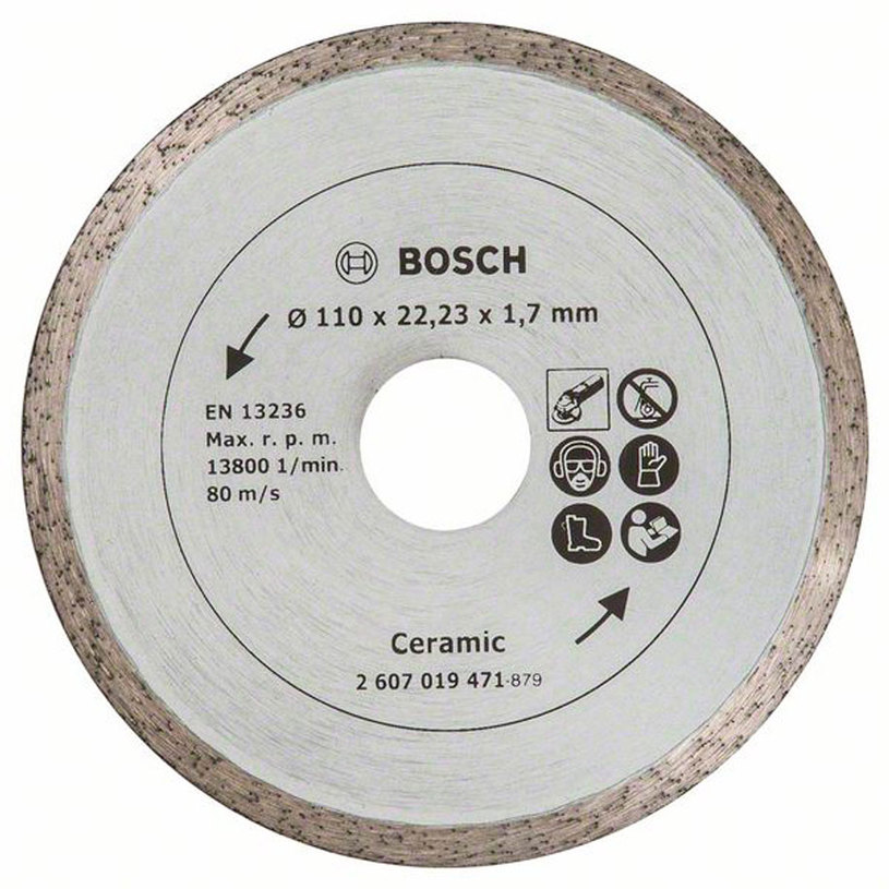 BOSCH, ДИАМ. ДИСК ФАЯНС 110MM BOSCH, ДИАМ. ДИСК ФАЯНС 110MM