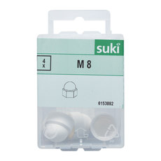 ПЛАСТМАСОВА КАПАЧКА 4 БРОЯ ЗА ШЕСТОСТЕН SUKI M8 ПЛАСТМАСОВА КАПАЧКА 4 БРОЯ ЗА ШЕСТОСТЕН SUKI M8