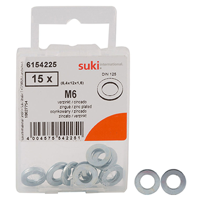 ШАЙБА ПОЦИНК.6,4X12X1,6 DIN 125 ШАЙБА ПОЦИНК.6,4X12X1,6 DIN 125