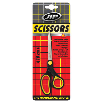 JIP НОЖИЦА ГУМИРАНА ДРЪЖКА 18 СМ JIP НОЖИЦА ГУМИРАНА ДРЪЖКА 18 СМ