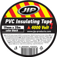 JIP ИЗОЛИРБАНД PVC 20 m/19 mm ЧЕРЕН JIP ИЗОЛИРБАНД PVC 20 m/19 mm ЧЕРЕН