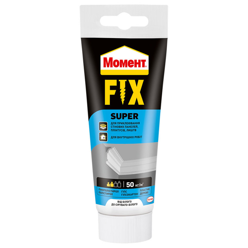 MOMENT SUPER FIX МОНТАЖНО ЛЕПИЛО 250 g MOMENT SUPER FIX МОНТАЖНО ЛЕПИЛО 250 g