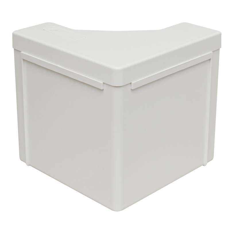 &САНИТА ПЛАСТ, PVC КАЗАН, ЪГЛОВ 6Л, БЯЛ &САНИТА ПЛАСТ, PVC КАЗАН, ЪГЛОВ 6Л, БЯЛ