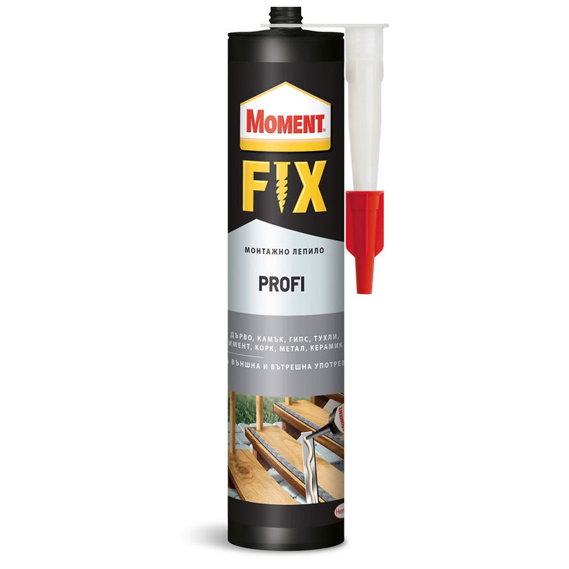 MOMENT PROFI FIX МОНТАЖНО ЛЕПИЛО 400 ml MOMENT PROFI FIX МОНТАЖНО ЛЕПИЛО 400 ml