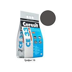 **ФУГ. СМЕС CERESIT CE33 ГРАФИТ 2КГ **ФУГ. СМЕС CERESIT CE33 ГРАФИТ 2КГ