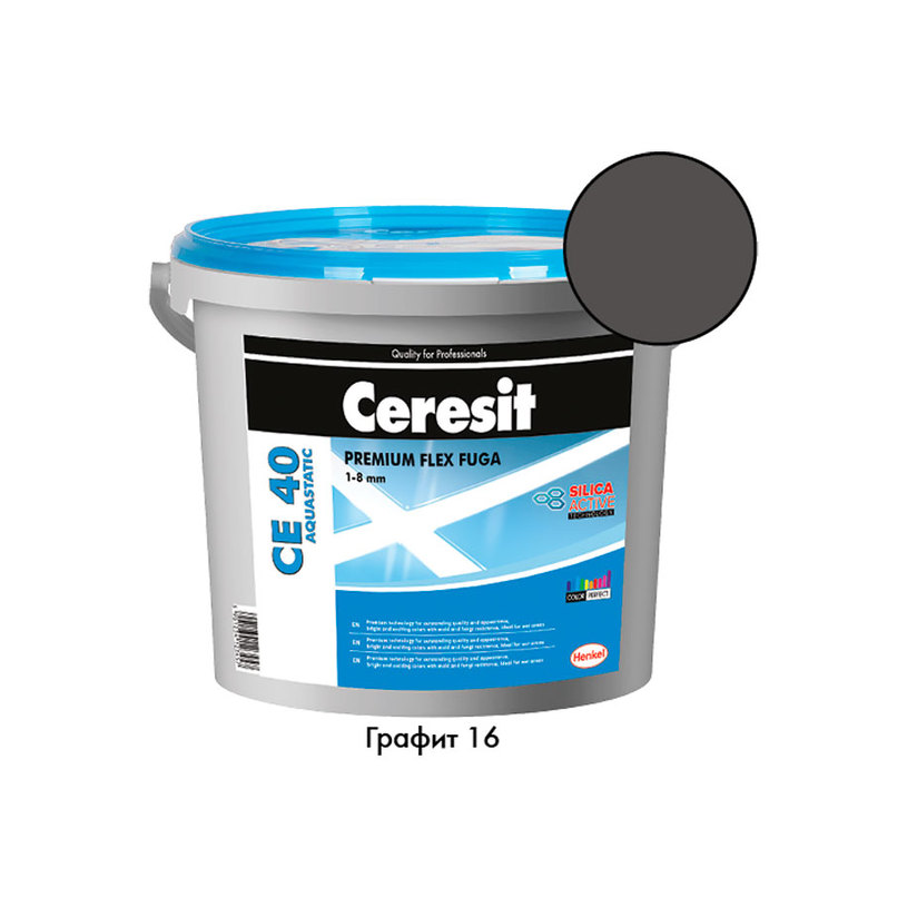 ФУГ. СМЕС CERESIT CE40 ГРАФИТ 2КГ ФУГ. СМЕС CERESIT CE40 ГРАФИТ 2КГ