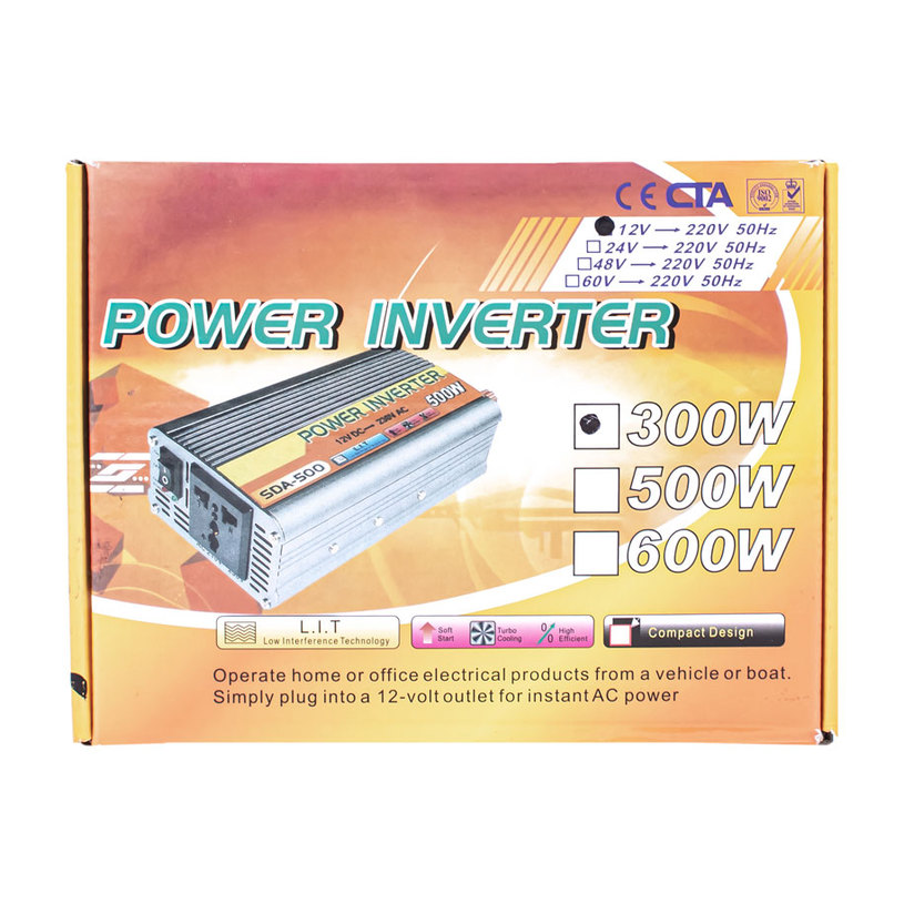 ИНВЕРТОР 300W, DC 12V - AC110V DC 12V - ИНВЕРТОР 300W, DC 12V - AC110V DC 12V -