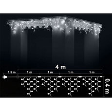 КОЛЕДНО ОСВЕТЛЕНИЕ ВИСУЛКА 400X40CM 120LED ENIGMA ET640B-W КОЛЕДНО ОСВЕТЛЕНИЕ ВИСУЛКА 400X40CM 120LED ENIGMA ET640B-W