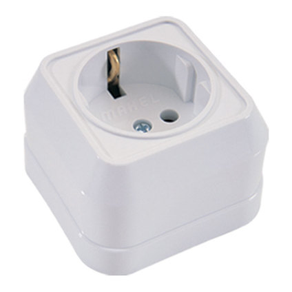 КОНТАКТ ЕДИНИЧЕН БЯЛ IP20 О.М. КОНТАКТ ЕДИНИЧЕН БЯЛ IP20 О.М.