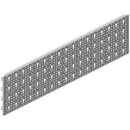 ПЕРФОРИРАН ПАНЕЛ (2 ЧАСТИ) 800X200, БЯЛ ПЕРФОРИРАН ПАНЕЛ (2 ЧАСТИ) 800X200, БЯЛ