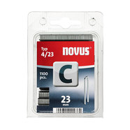 СКОБИ ЗА ТАКЕР ТИП С 4 23 ММ NOVUS 1100 БРОЯ СКОБИ ЗА ТАКЕР ТИП С 4 23 ММ NOVUS 1100 БРОЯ