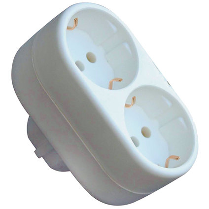 Адаптер прав 2 гн. бял SYNCHRO Адаптер прав 2 гн. бял SYNCHRO