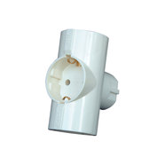 Адаптер прав 3 гн. бял SYNCHRO Адаптер прав 3 гн. бял SYNCHRO