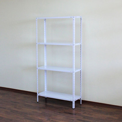 **СТЕЛАЖ STELT 170x85x30/4x60 W@ **СТЕЛАЖ STELT 170x85x30/4x60 W@