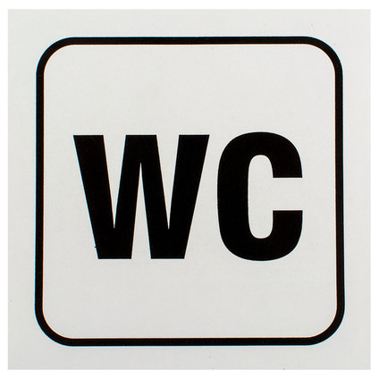 УКАЗАТЕЛЕН ЗНАК-СТИКЕР N 8 WC УКАЗАТЕЛЕН ЗНАК-СТИКЕР N 8 WC