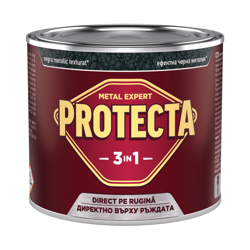 PROTECTA 3 В 1 ЧЕРЕН МЕТАЛИК 500 ml PROTECTA 3 В 1 ЧЕРЕН МЕТАЛИК 500 ml