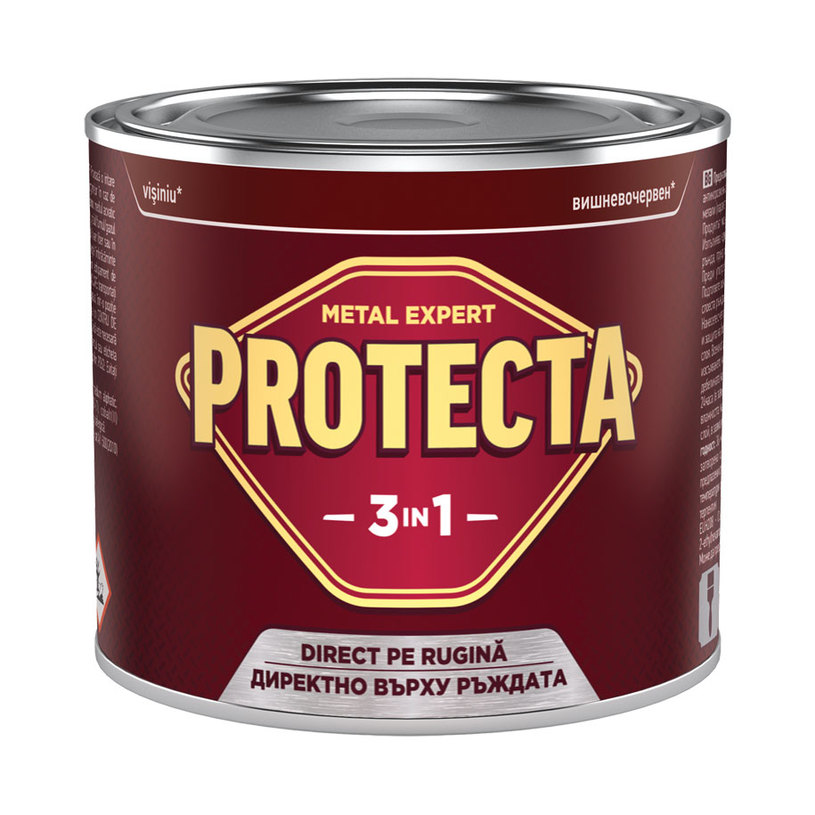 PROTECTA 3 В 1 ВИШНЕВО ЧЕРВЕН 500 ml PROTECTA 3 В 1 ВИШНЕВО ЧЕРВЕН 500 ml