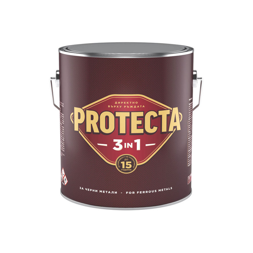 PROTECTA 3 В 1 ТЪМНО ЗЕЛЕН МЕТАЛИК 2.5 L PROTECTA 3 В 1 ТЪМНО ЗЕЛЕН МЕТАЛИК 2.5 L