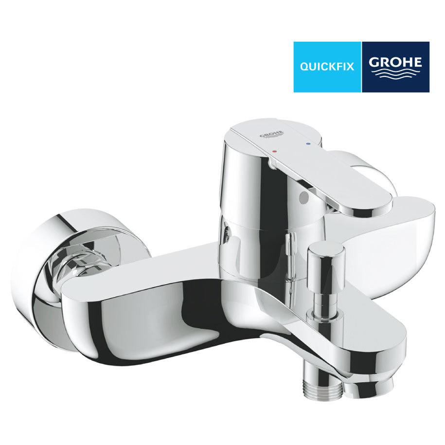 Смесител за вана и душ GROHE Get 32887000, стенен, хром
