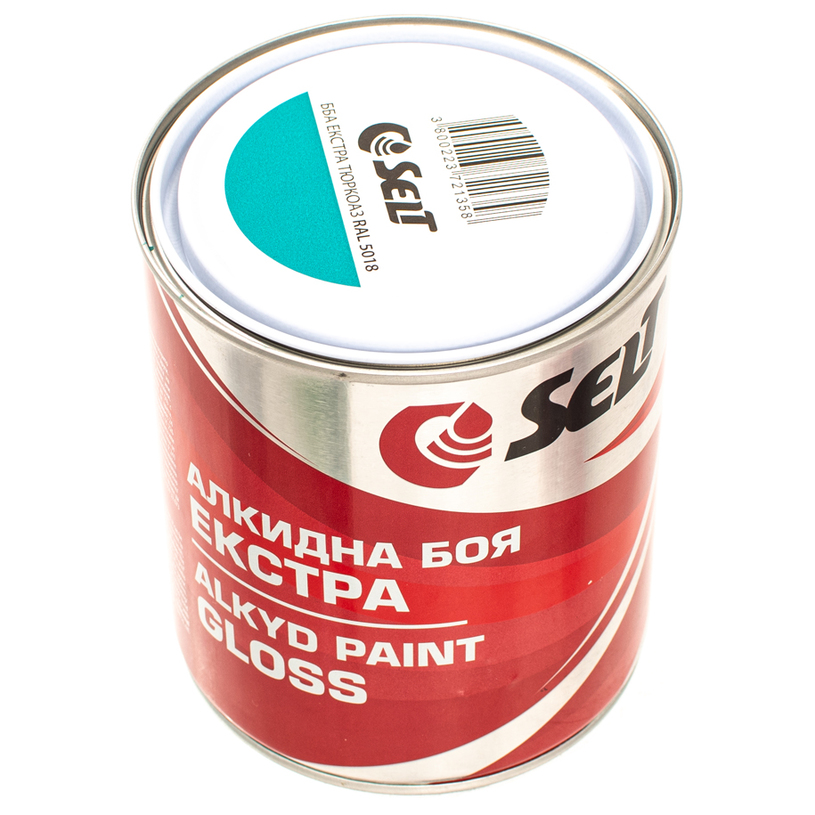 SELT ББА ЕКСТРА ТЮРКОАЗ RAL 5018 700 g SELT ББА ЕКСТРА ТЮРКОАЗ RAL 5018 700 g