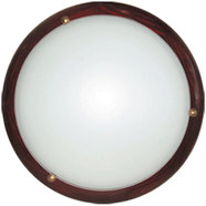 Плафон ДЪРВО кръг махагон Плафон ДЪРВО кръг махагон