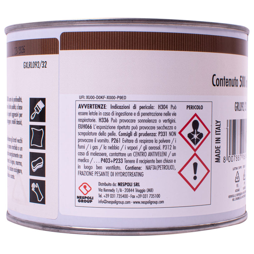 GUBRA ПОЛИРАЩА ВАКСА НЕУТРАЛНА 500 ml GUBRA ПОЛИРАЩА ВАКСА НЕУТРАЛНА 500 ml