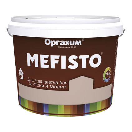 MEFISTO ИНТЕРИОРНА БОЯ ЦВЯТ МАНГО 5 kg MEFISTO ИНТЕРИОРНА БОЯ ЦВЯТ МАНГО 5 kg