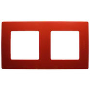 Рамка двойна Червен IP20 Niloe Рамка двойна Червен IP20 Niloe
