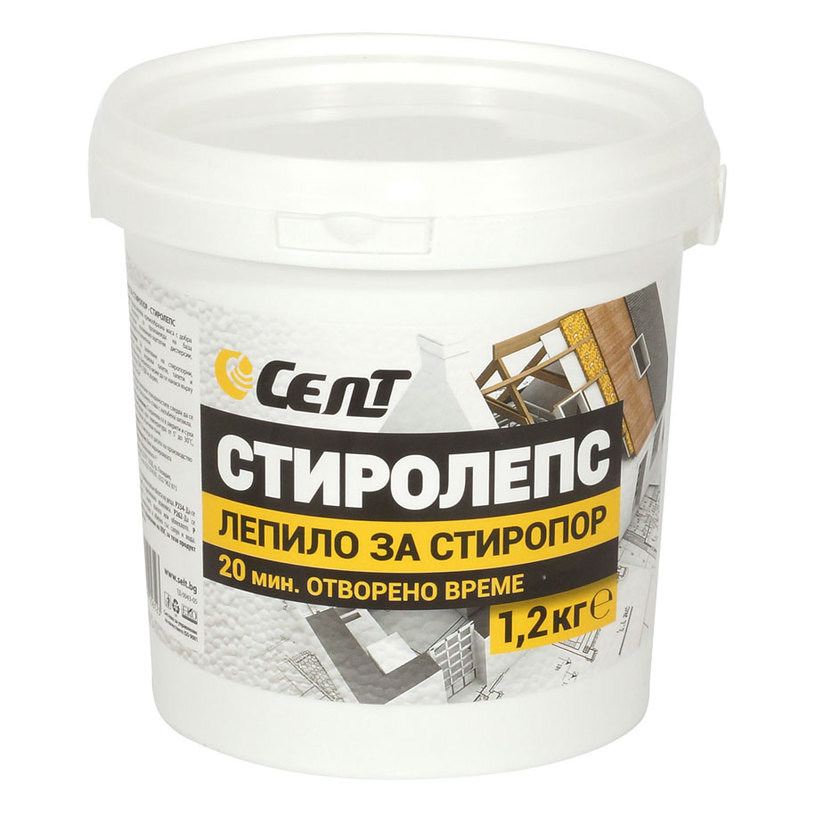 SELT ЛЕПИЛО СТИРОЛЕПС 1.2 kg SELT ЛЕПИЛО СТИРОЛЕПС 1.2 kg